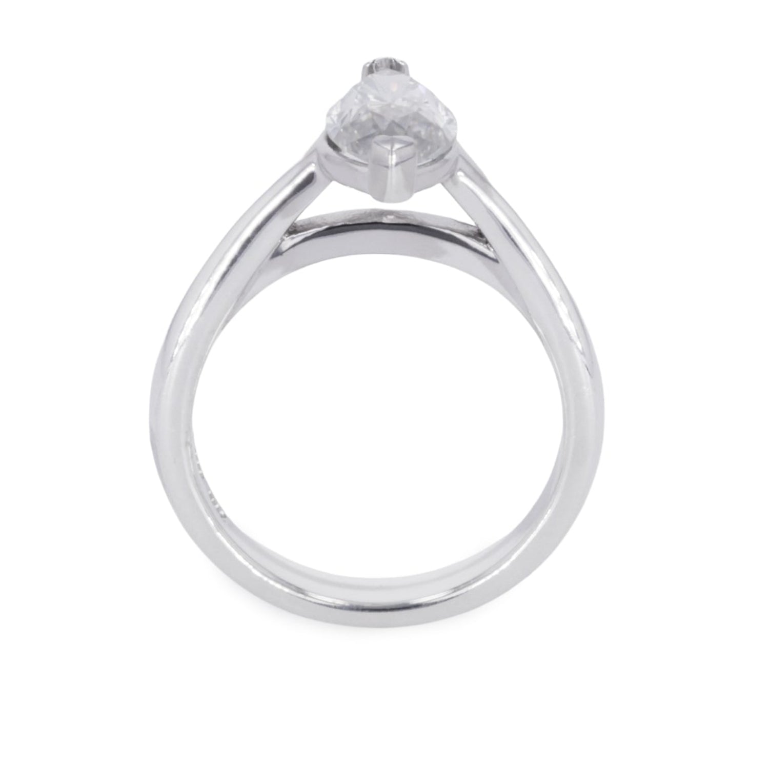 1.40 CTW DEW Marquise Moissanite Solitaire Ring in Sterling Silver