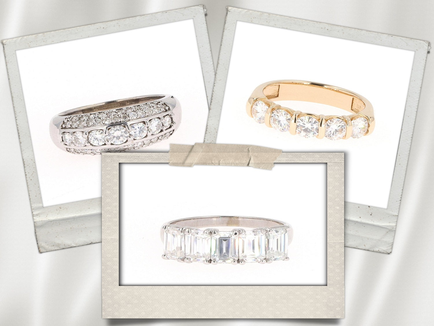 One of Our All-Time Favorites: Moissanite Wedding Bands