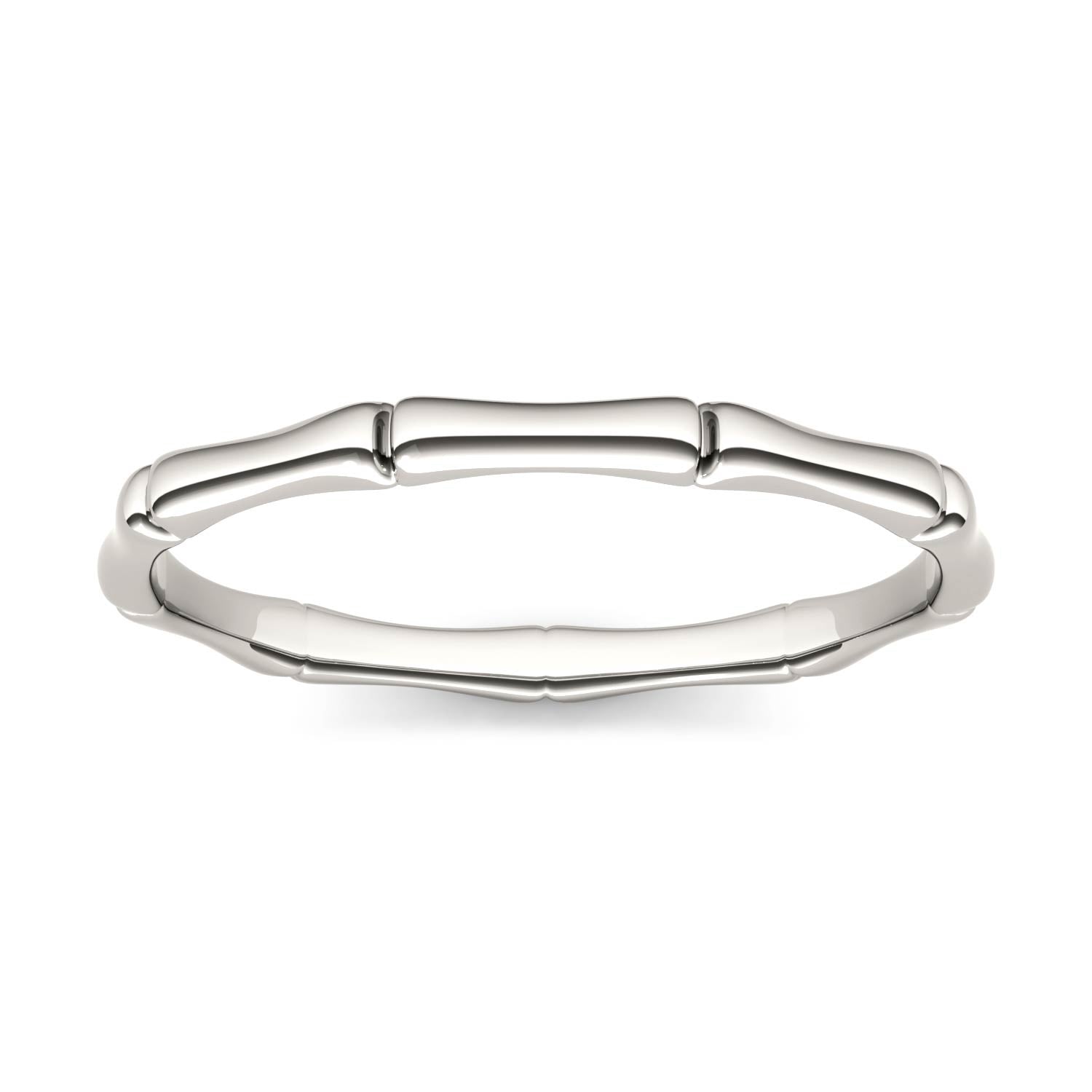 Sterling Silver Bamboo Stackable Ring