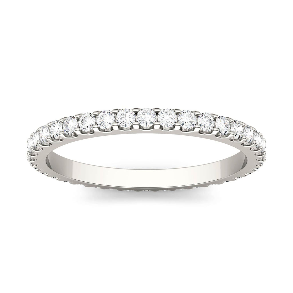 0.57 CTW DEW Round Eternity Band 14K White Gold