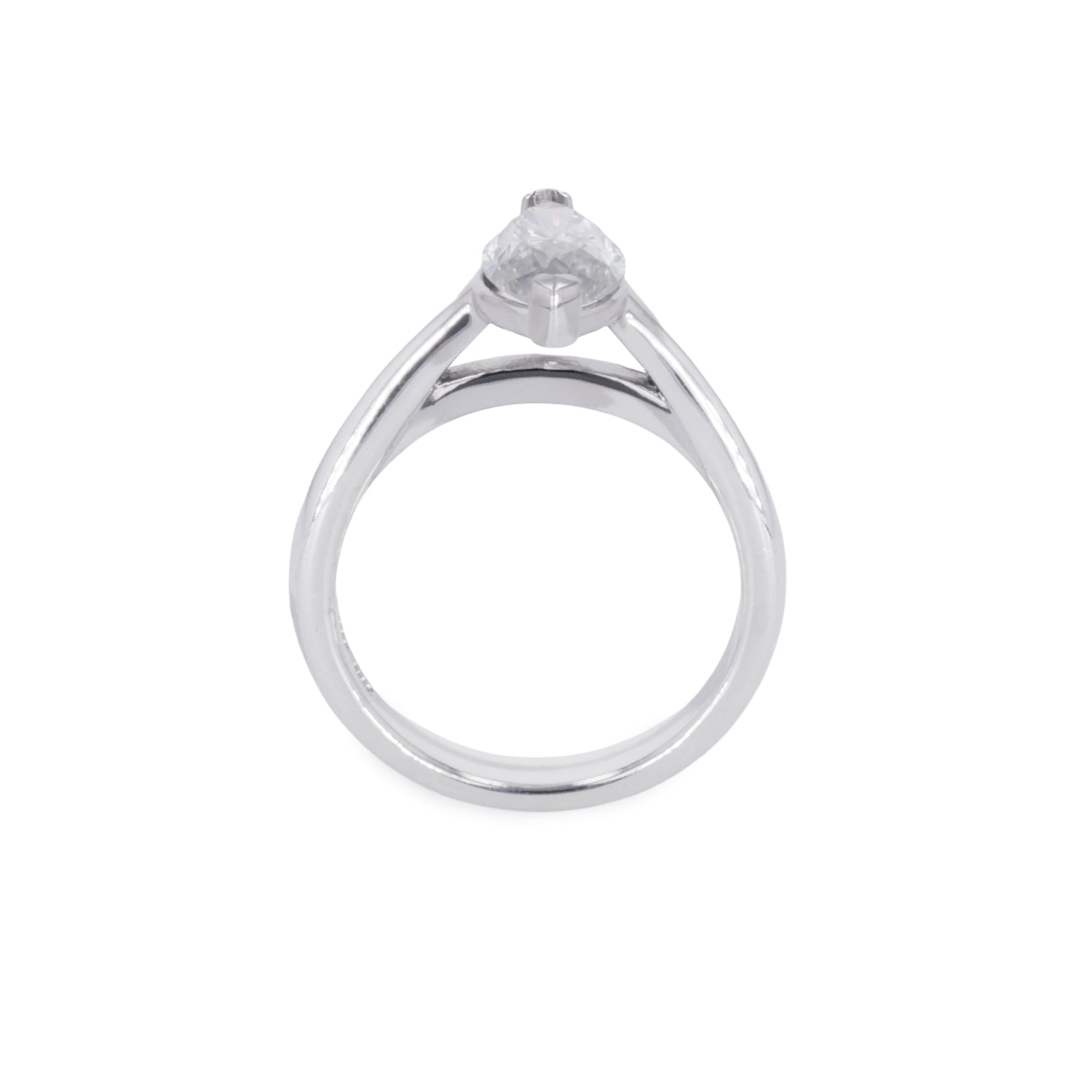1.40 CTW DEW Marquise Moissanite Solitaire Ring in Sterling Silver
