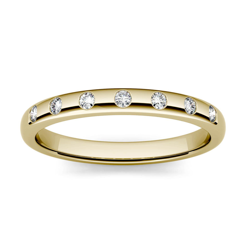 0.11 CTW DEW Round Stackable Ring 14K Yellow Gold