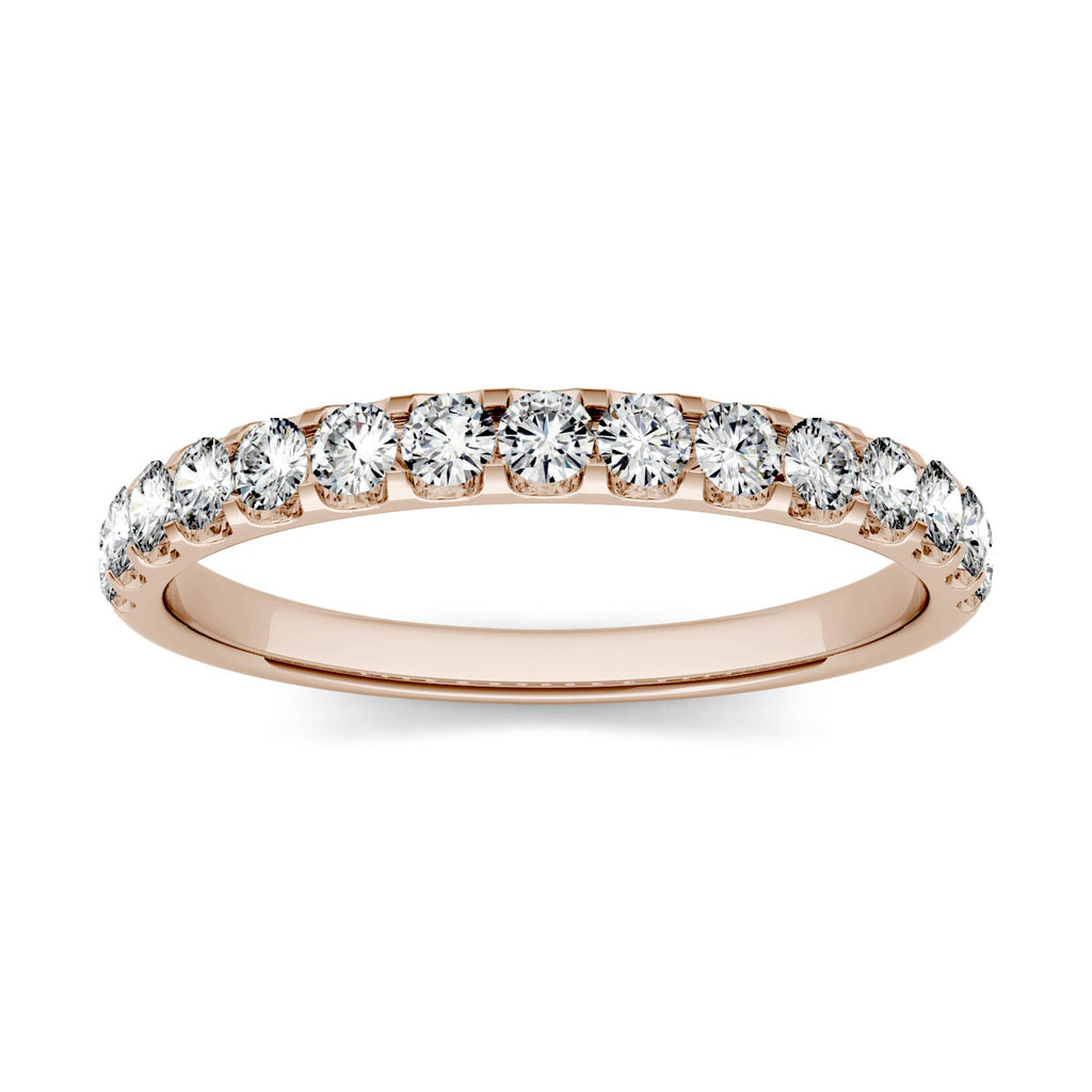 0.45 CTW DEW Round Anniversary Band 14K Rose Gold