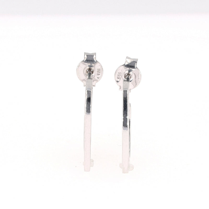 0.72 CTW DEW Round Near-Colorless Moissanite Fashion Earring in Sterling Silver