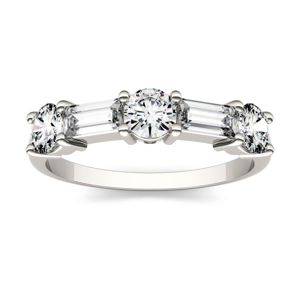 1.15 CTW DEW Straight Baguette Band 14K White Gold