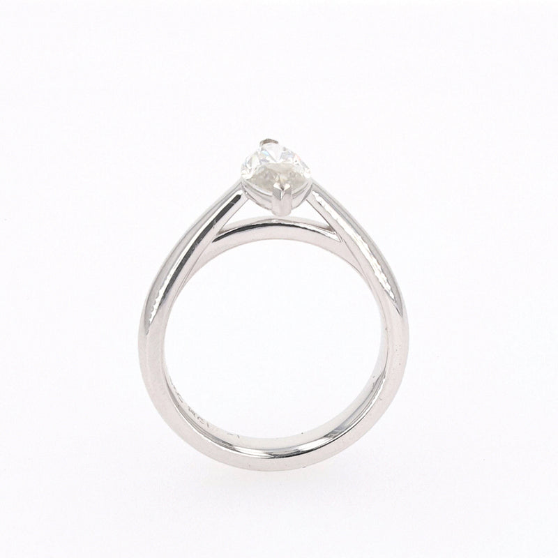 1.40 CTW DEW Marquise Moissanite Two Prong Solitaire Ring in Sterling Silver